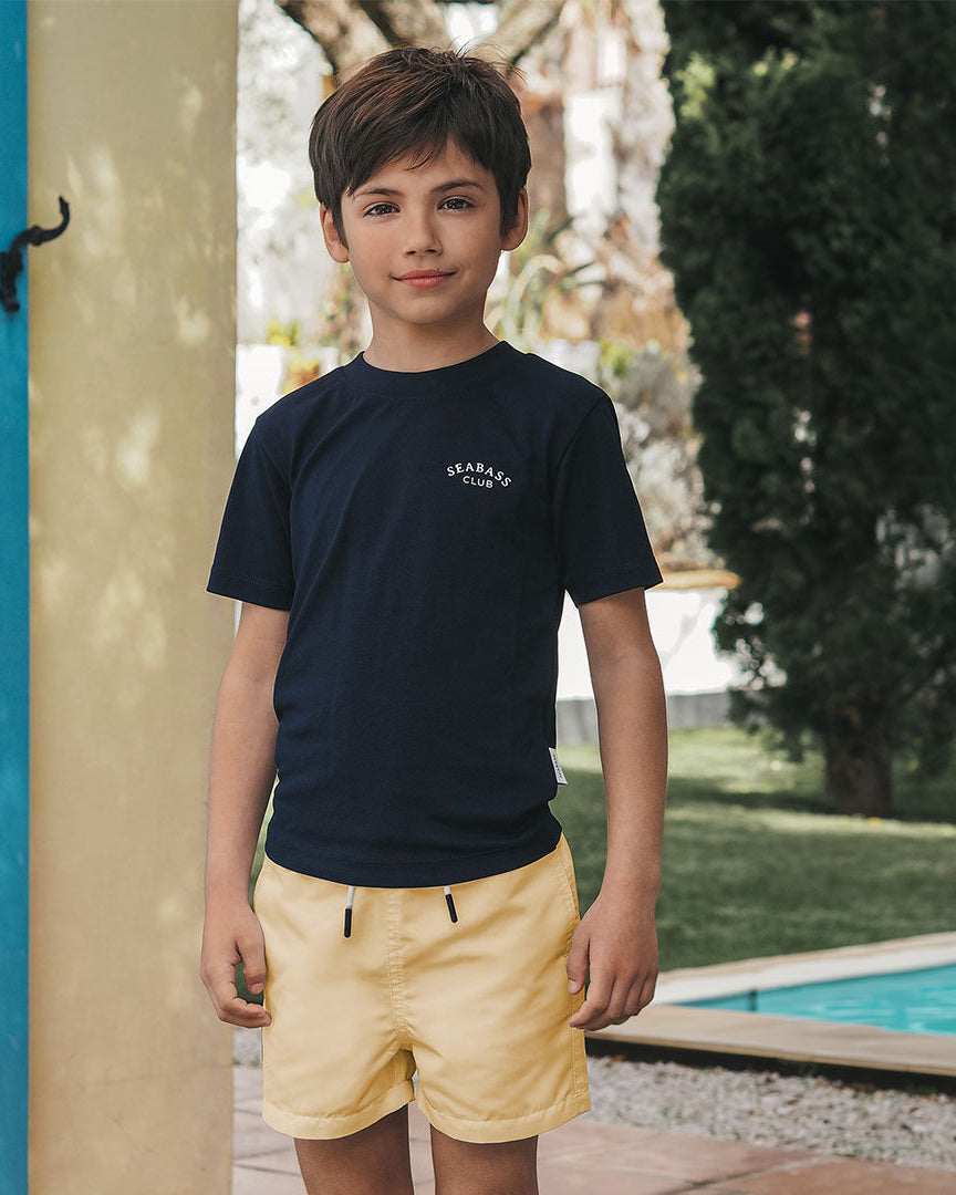 Bañador Niño Amarillo - liso