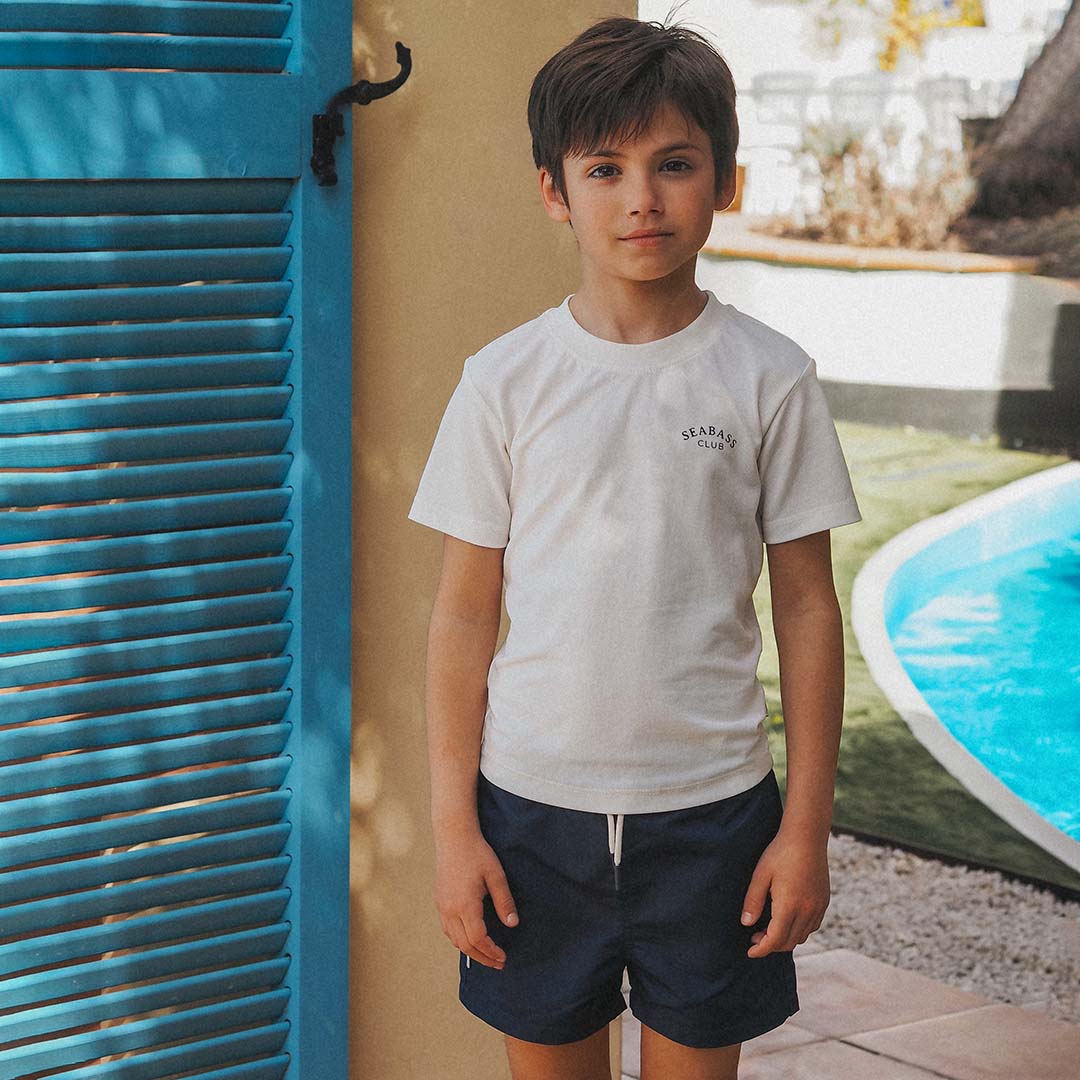 Bañador Niño Azul marino - liso