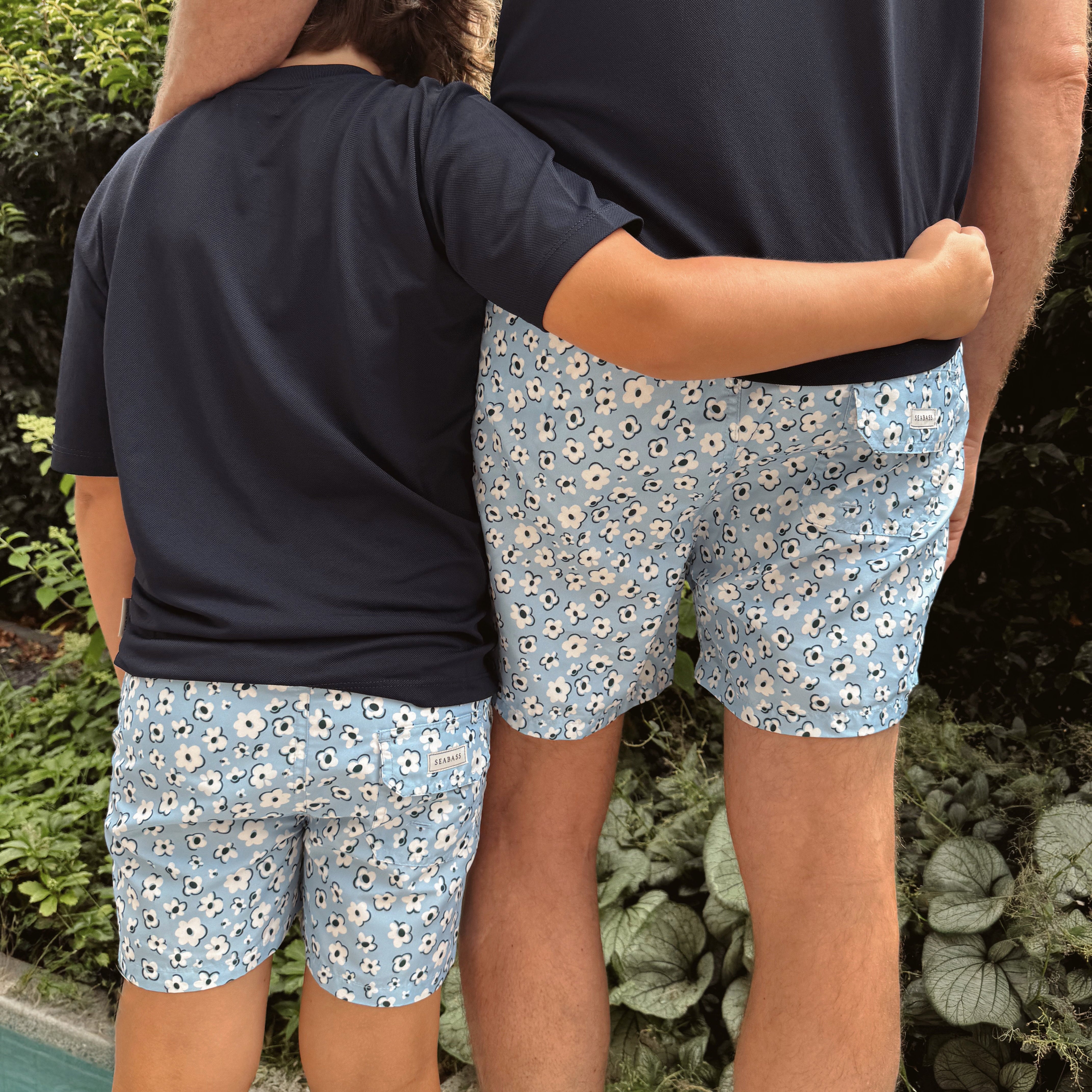 Boy UV Swim Short Palma - light blue