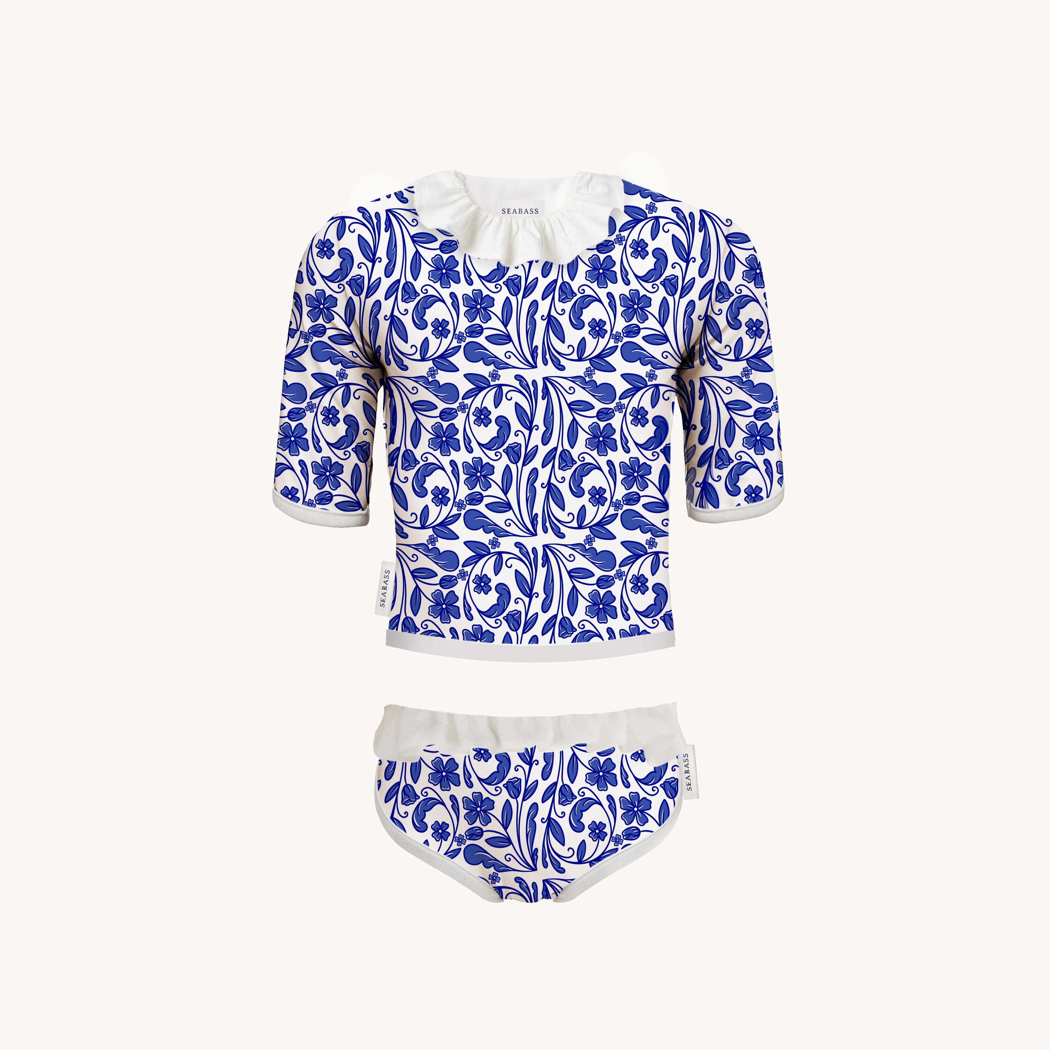 Girl UV Two-Piece Swimsuit Ruffle Positano