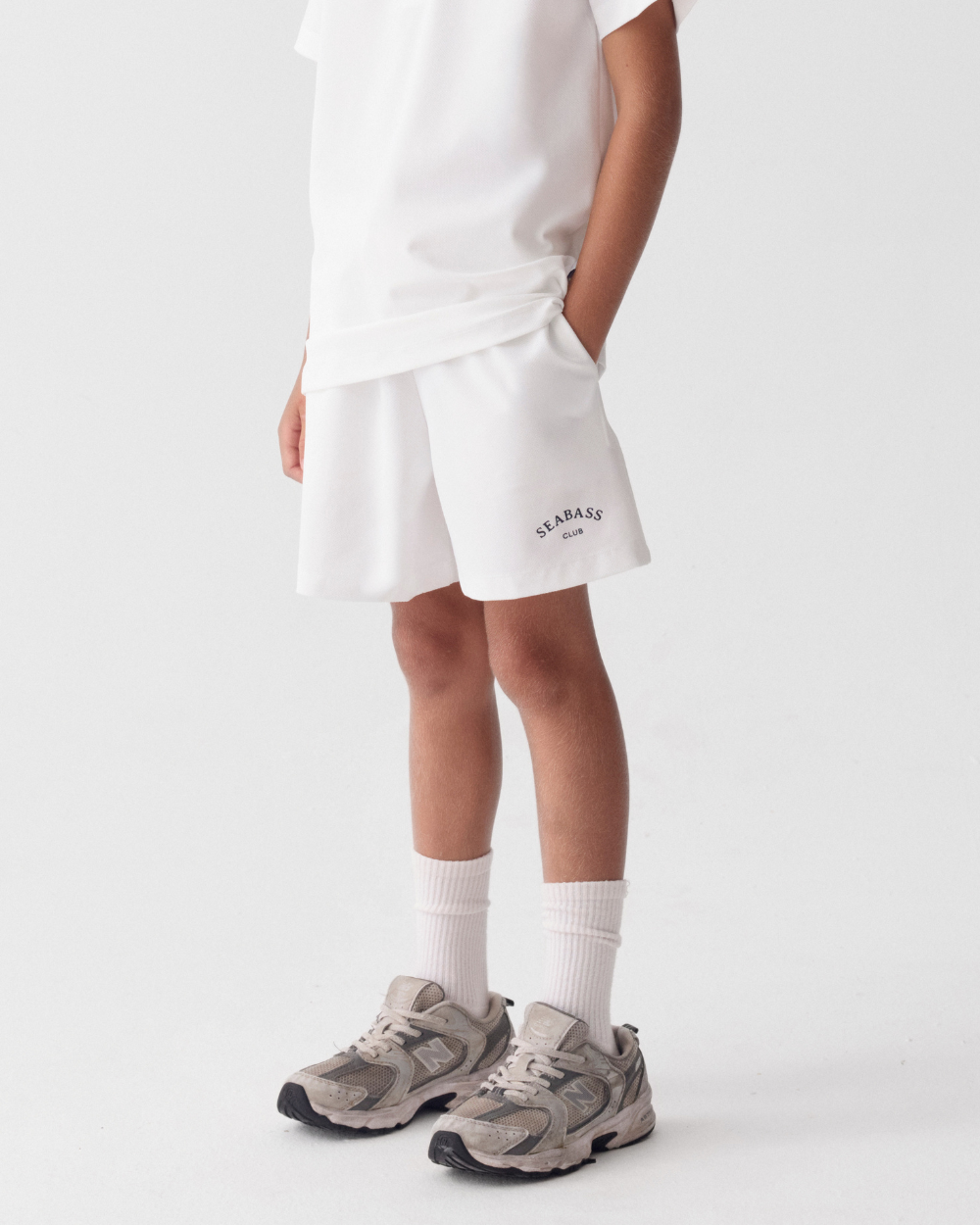 Bermudas UV Infantil Blanco