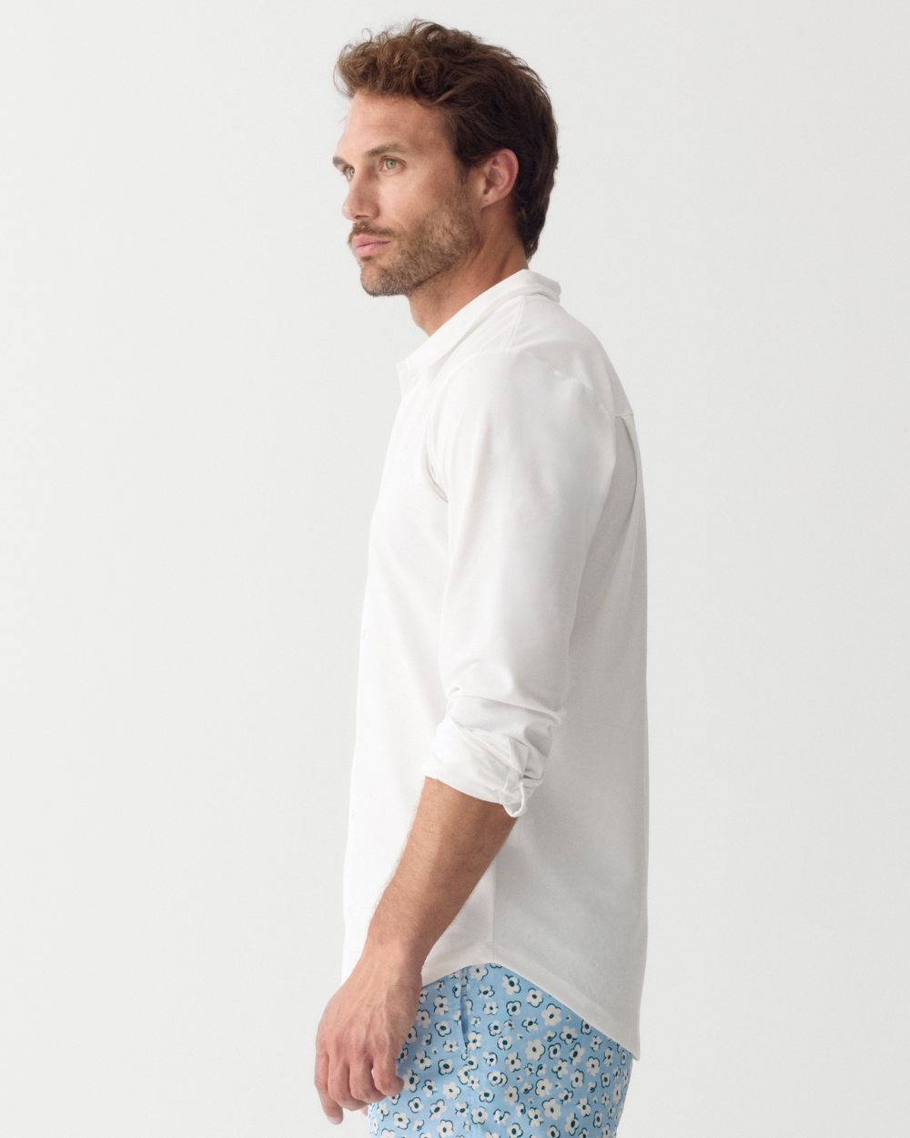 Männer Hemd mit UV-Schutz - Weiß
