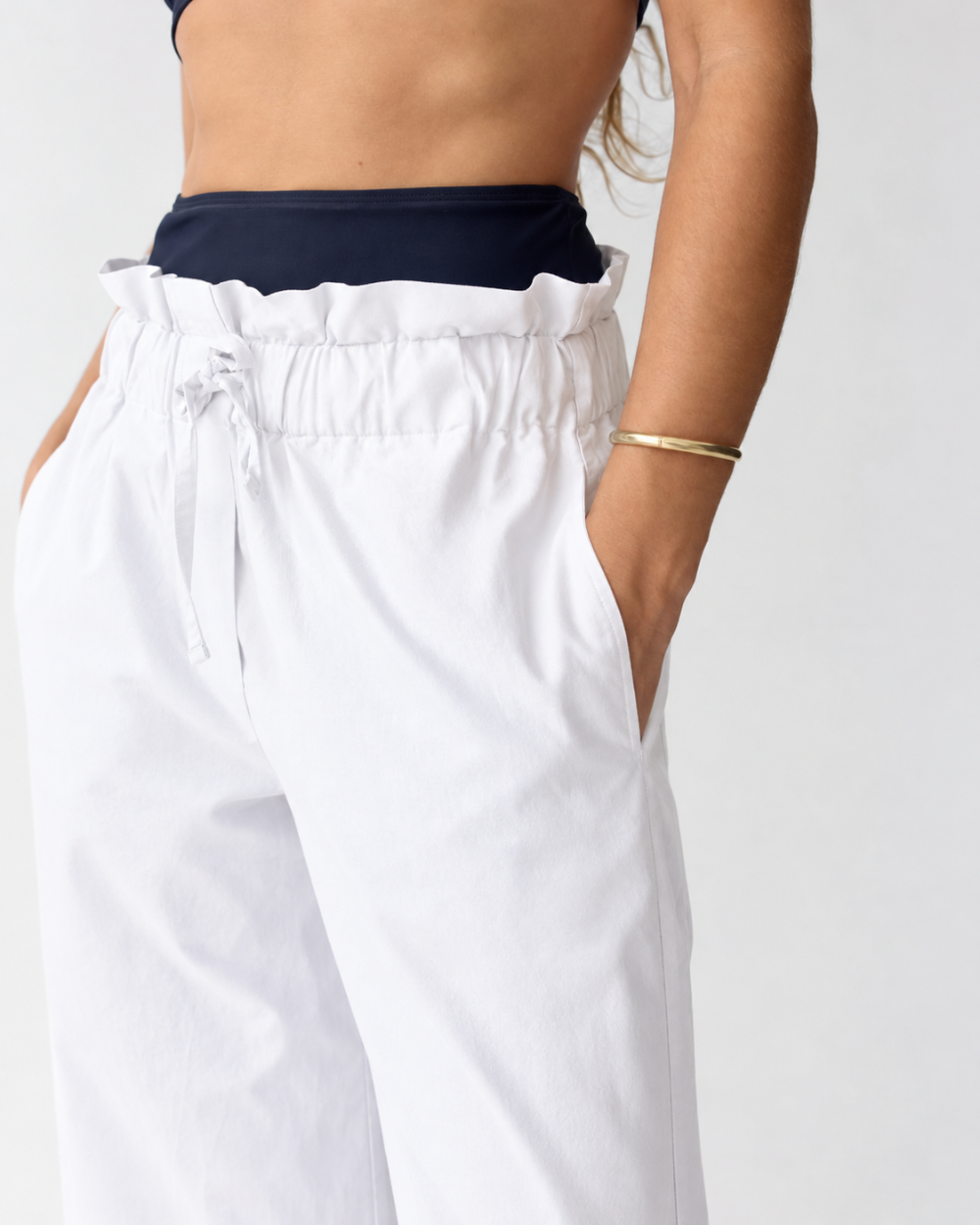 Pantalón UV Mujer Soleil Blanco Brillante