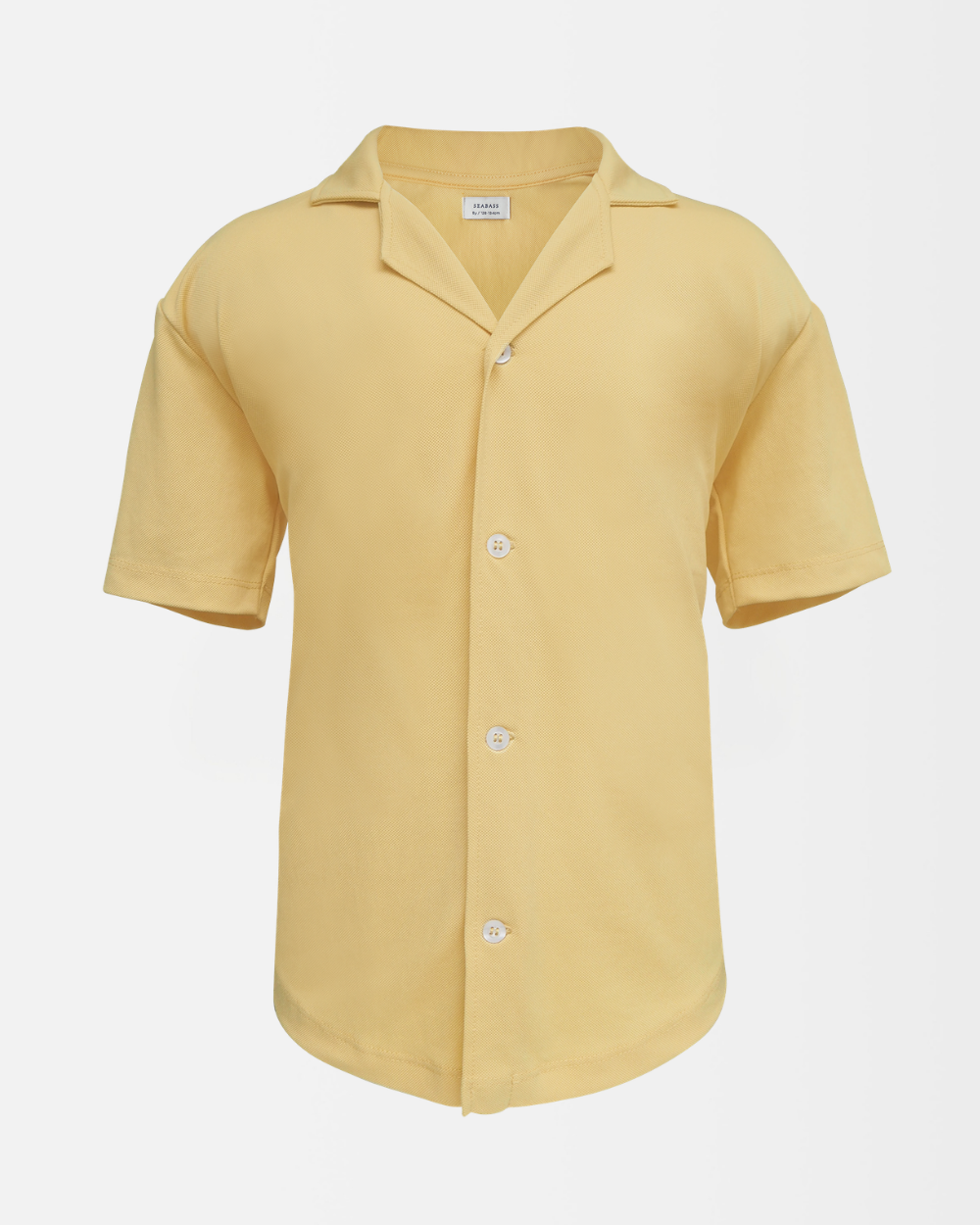 Men UV Camp Shirt Lemon Yellow