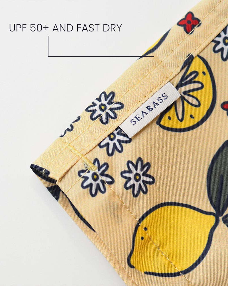 Boy UV Swim Short Amalfi - lemons
