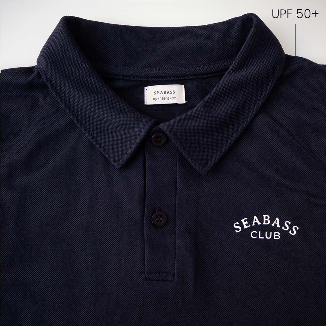Boy UV Polo Shirt Navy Blue