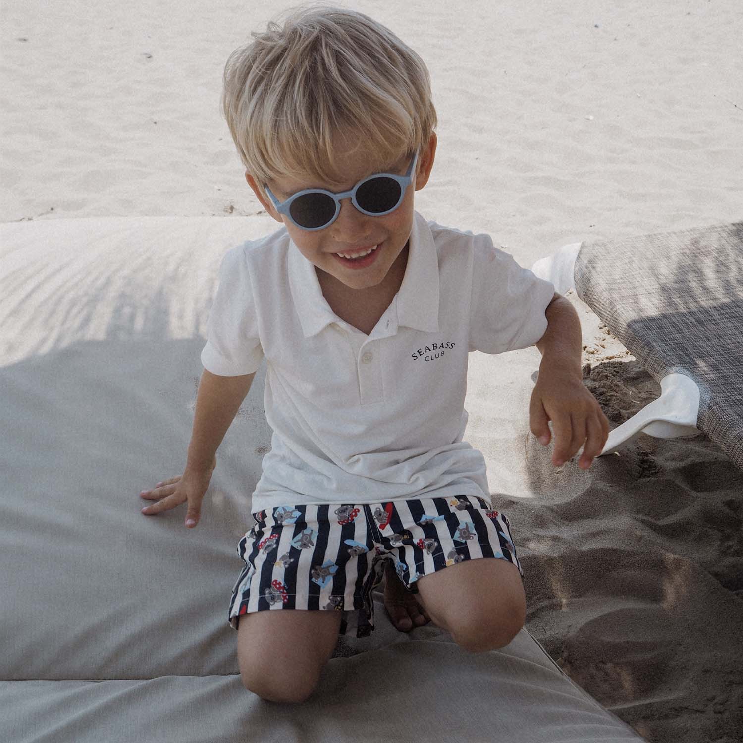Boy UV Swim Short Sydney - Koala Stripes