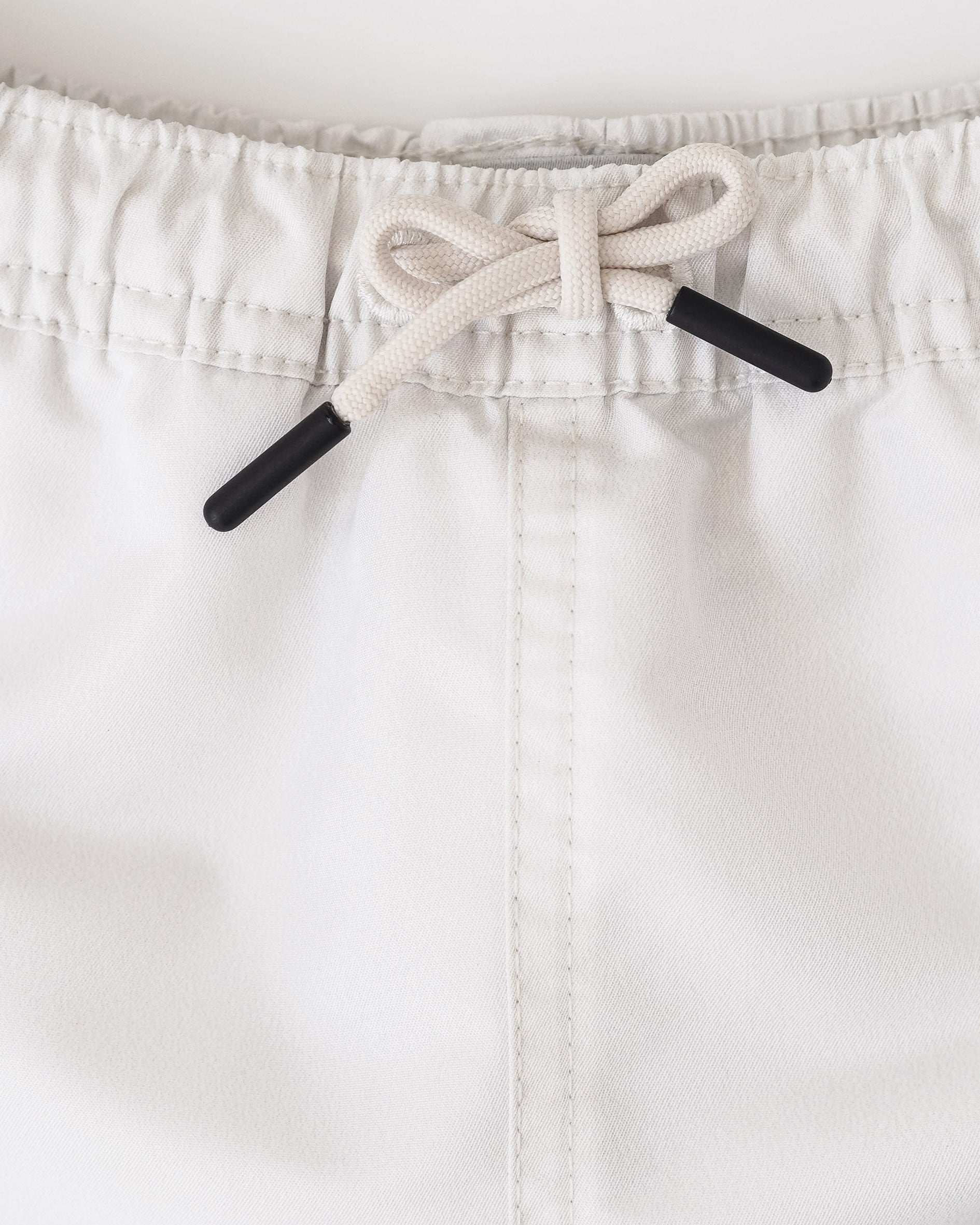 Men UV Swim Short Pearl White - solid
