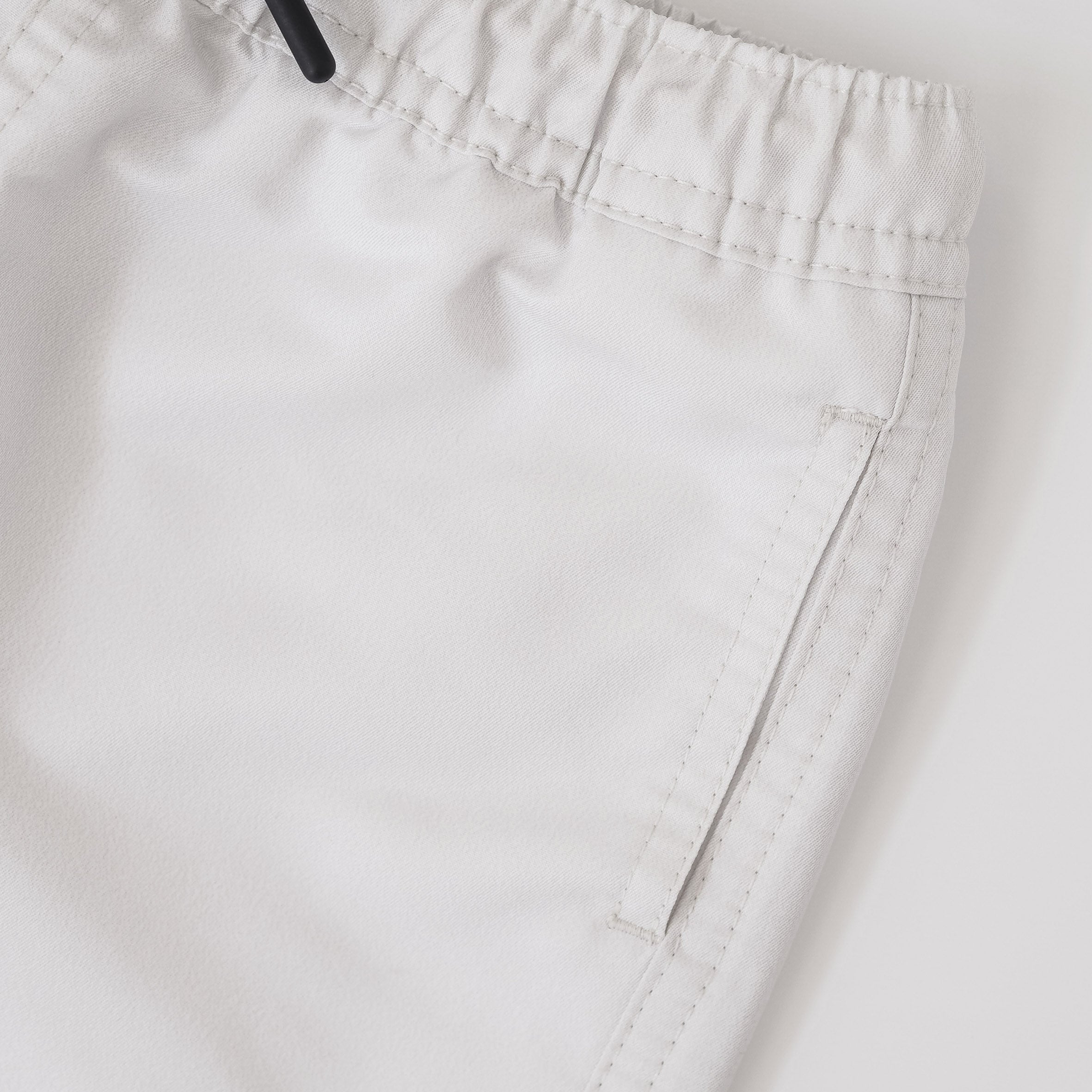 Men UV Swim Short Pearl White - solid