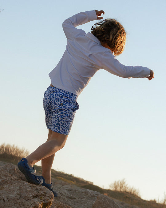 Boy UV Marina Classic Shirt White