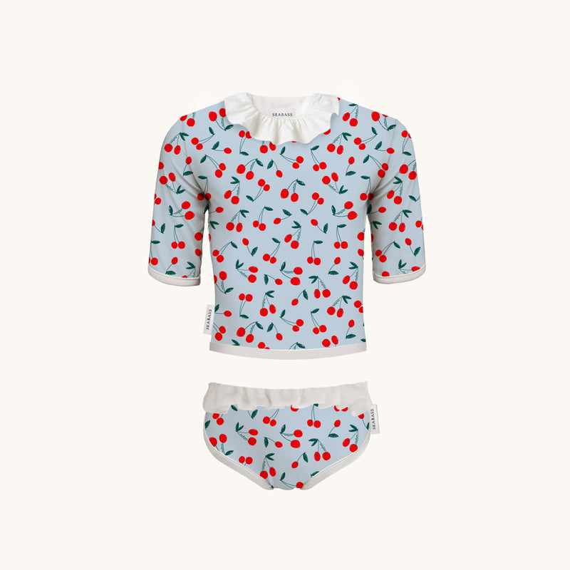 Girl UV Two-Piece Swimsuit Ruffle Picota