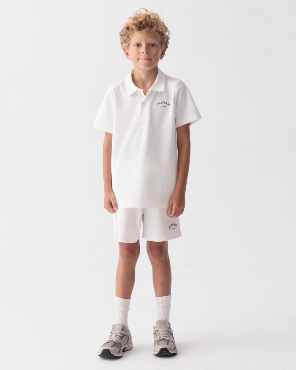 Kids UV Polo Shirt Wit