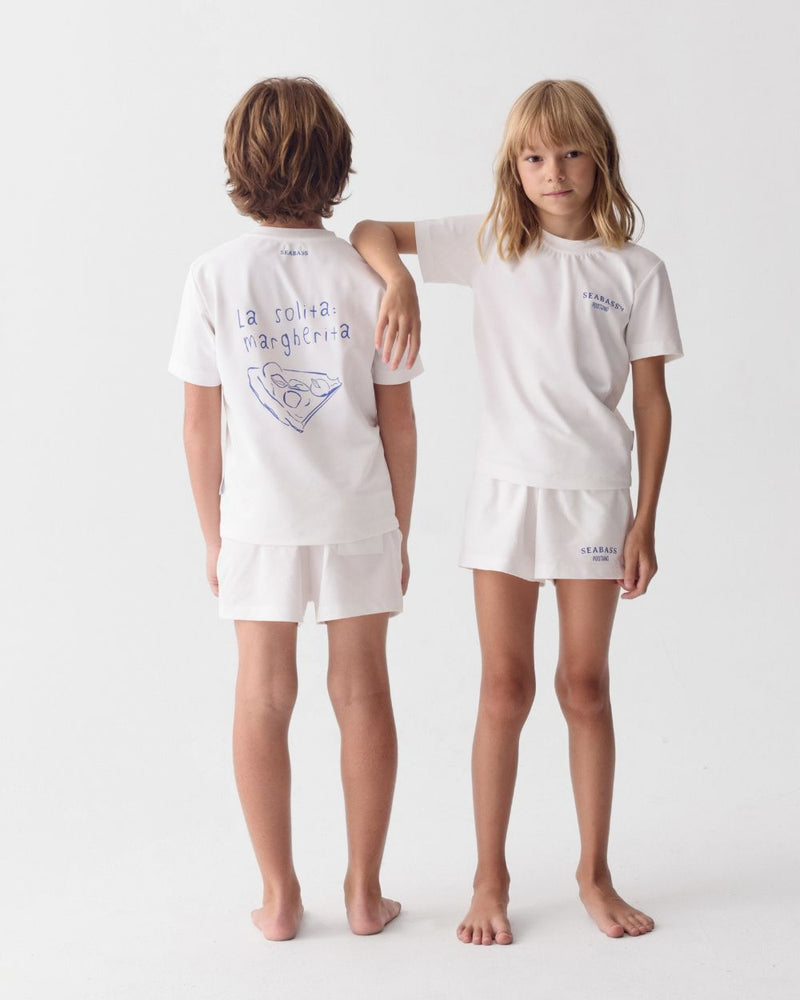 Kids UV T-Shirt Summer Flavours Positano White