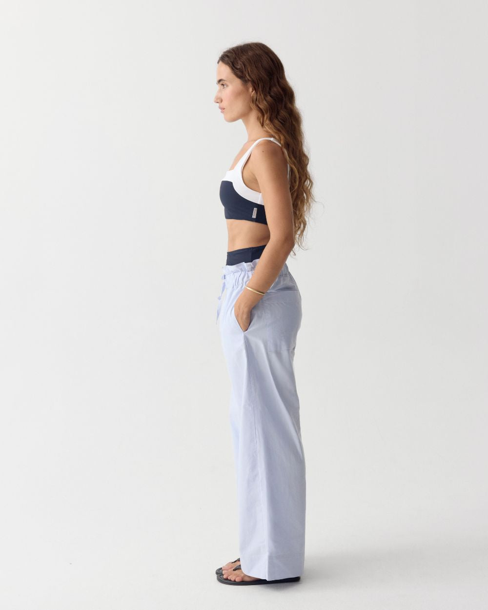 Women Resort Trousers Soleil Sky Blue