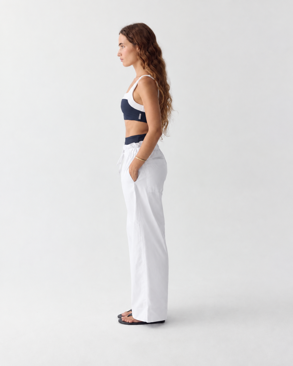Pantalón UV Mujer Soleil Blanco Brillante