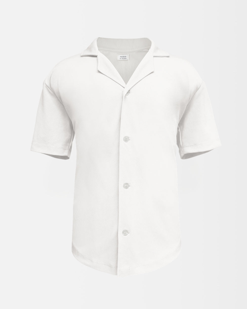 Boy UV Marina Camp Shirt White