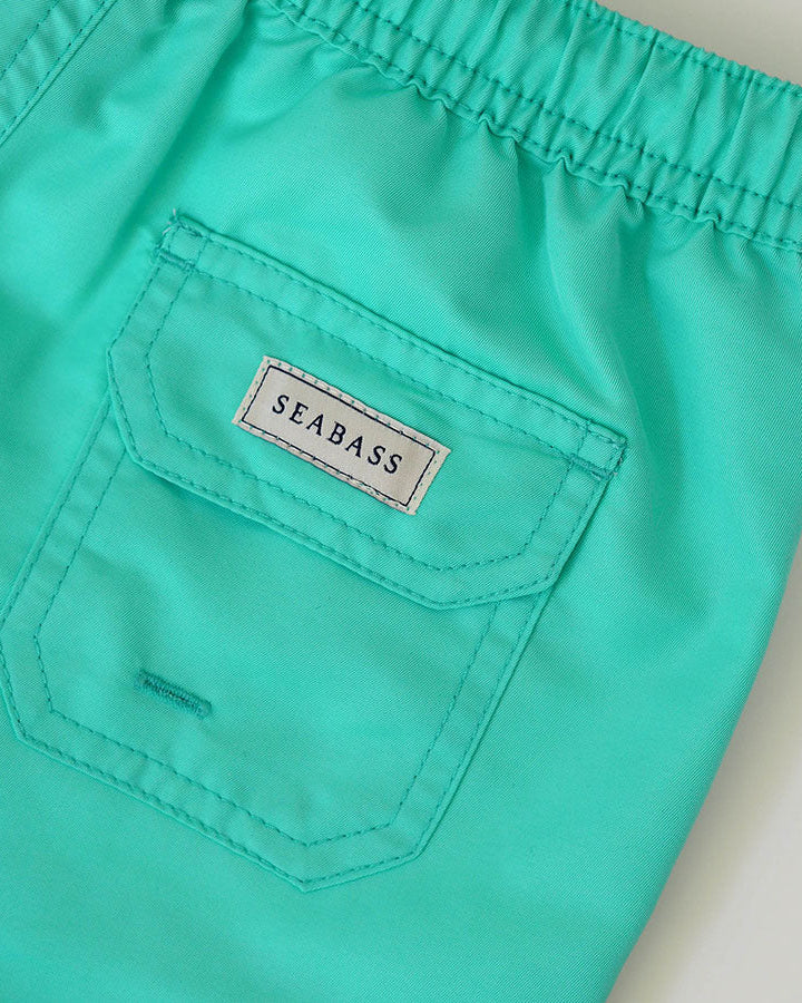 Boy UV Swim Short Neo Mint Green - solid